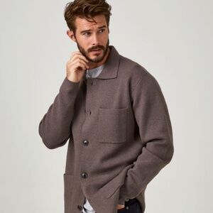 7 Diamonds Breckinridge Cardigan in Sable Men's Medium